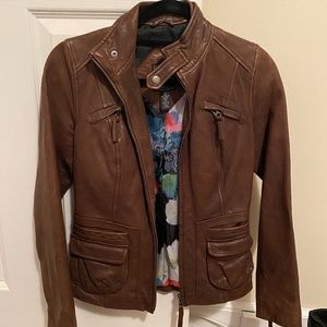 Vintage Lucky Brand Leather Jacket